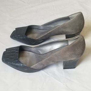 Tahari Gray "Lindsey" Heels